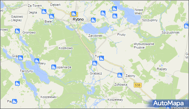 mapa Tuczki, Tuczki na mapie Targeo