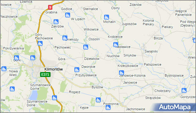 mapa Węgrce Szlacheckie, Węgrce Szlacheckie na mapie Targeo