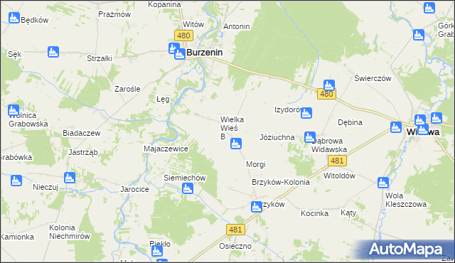 mapa Wielka Wieś A, Wielka Wieś A na mapie Targeo