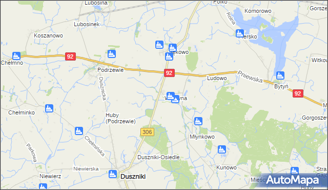 mapa Wilczyna, Wilczyna na mapie Targeo