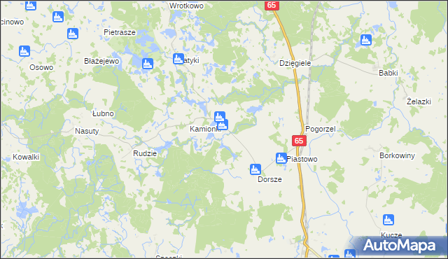mapa Wilkasy gmina Gołdap, Wilkasy gmina Gołdap na mapie Targeo