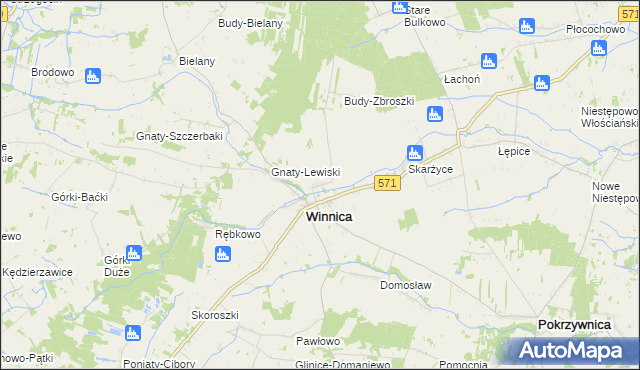 mapa Winniczka, Winniczka na mapie Targeo