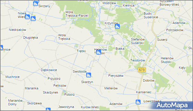 mapa Witoldów gmina Szczawin Kościelny, Witoldów gmina Szczawin Kościelny na mapie Targeo