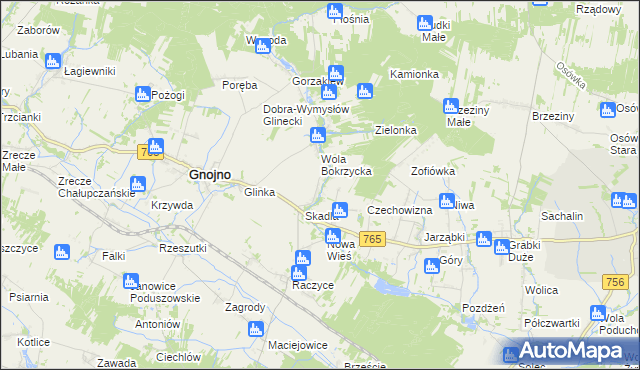 mapa Wola Zofiowska, Wola Zofiowska na mapie Targeo