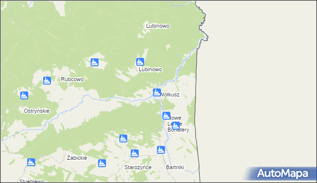 mapa Wołkusz, Wołkusz na mapie Targeo