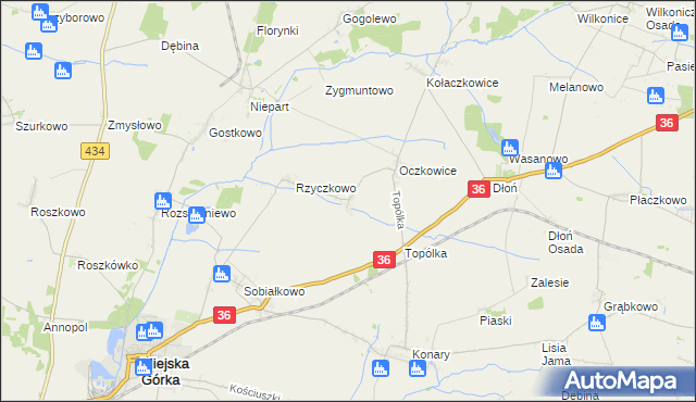 mapa Woszczkowo, Woszczkowo na mapie Targeo