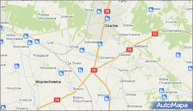 mapa Wyszmontów, Wyszmontów na mapie Targeo