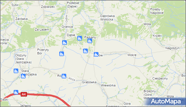 mapa Zasów, Zasów na mapie Targeo