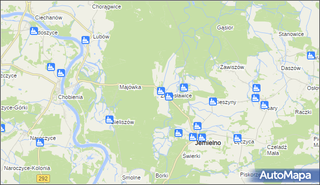 mapa Zdziesławice, Zdziesławice na mapie Targeo