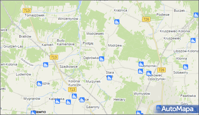 mapa Ziębów, Ziębów na mapie Targeo