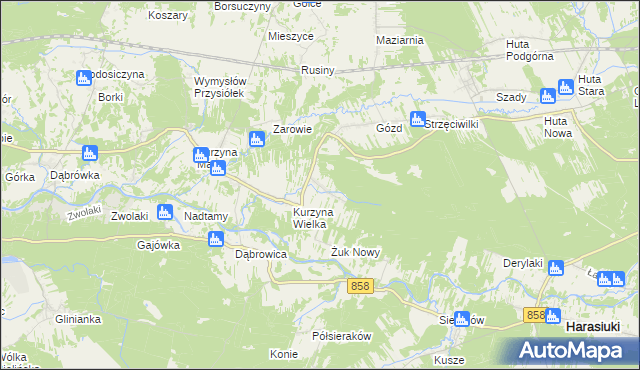 mapa Żuk Stary, Żuk Stary na mapie Targeo