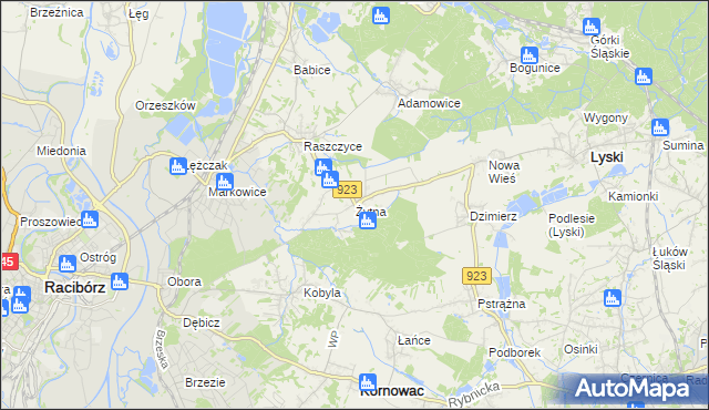 mapa Żytna, Żytna na mapie Targeo