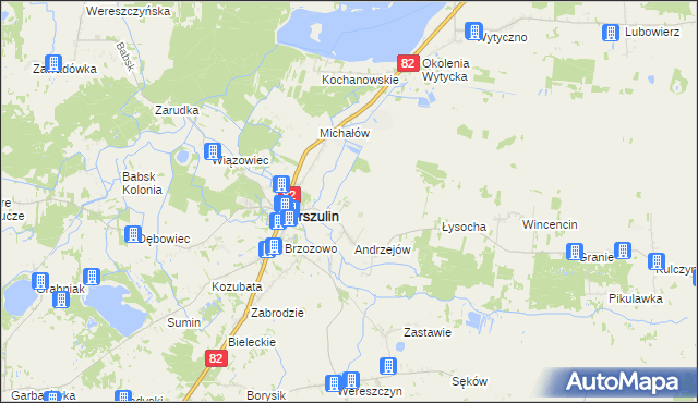 mapa Andrzejów-Osada, Andrzejów-Osada na mapie Targeo