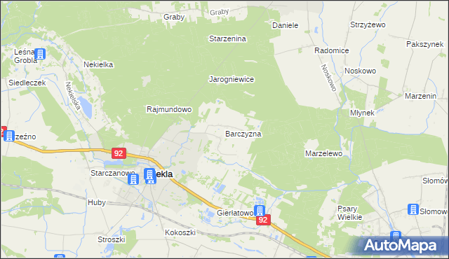 mapa Barczyzna, Barczyzna na mapie Targeo