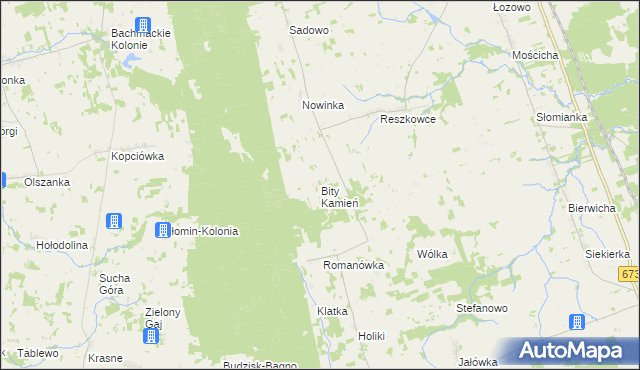 mapa Bity Kamień, Bity Kamień na mapie Targeo