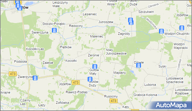 mapa Bleszyn, Bleszyn na mapie Targeo