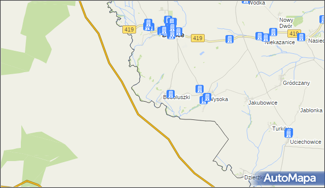 mapa Boboluszki, Boboluszki na mapie Targeo