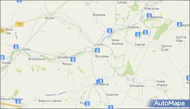 mapa Borysław, Borysław na mapie Targeo