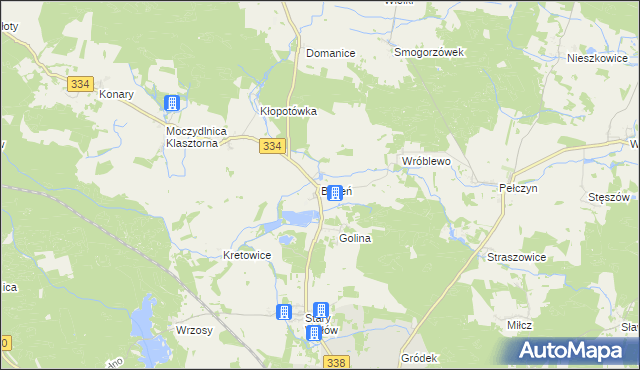 mapa Bożeń, Bożeń na mapie Targeo