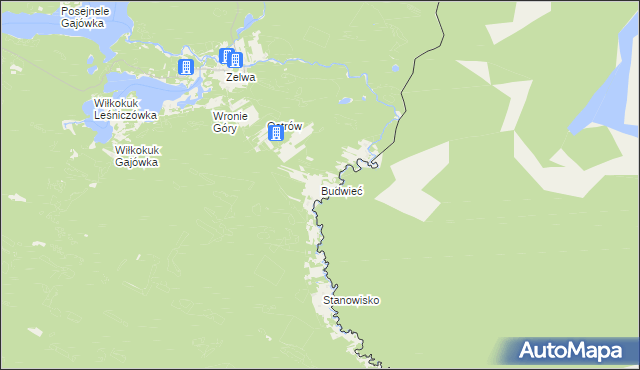 mapa Budwieć, Budwieć na mapie Targeo