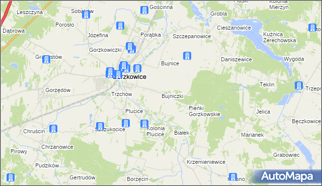 mapa Bujniczki, Bujniczki na mapie Targeo