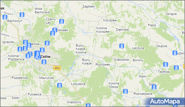 mapa Bujny Szlacheckie, Bujny Szlacheckie na mapie Targeo