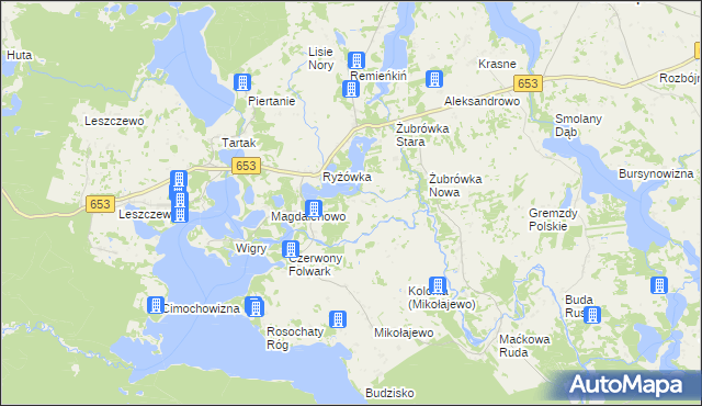 mapa Burdeniszki, Burdeniszki na mapie Targeo