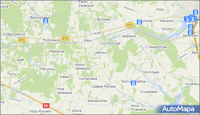 mapa Bystrzanów, Bystrzanów na mapie Targeo