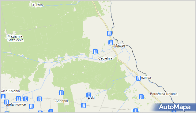 mapa Cegielnia gmina Horodło, Cegielnia gmina Horodło na mapie Targeo