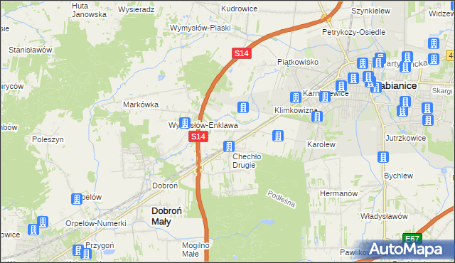 mapa Chechło Pierwsze, Chechło Pierwsze na mapie Targeo