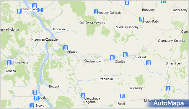 mapa Chechłowo, Chechłowo na mapie Targeo