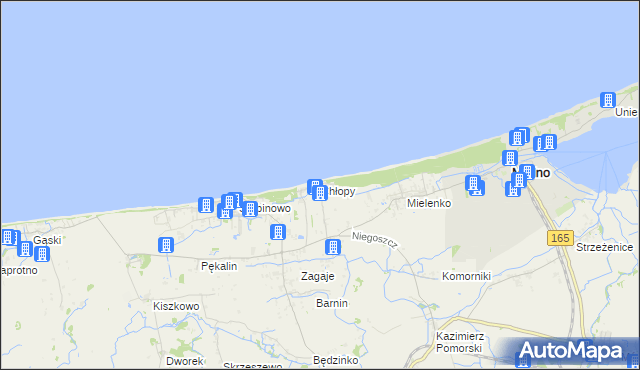 mapa Chłopy, Chłopy na mapie Targeo