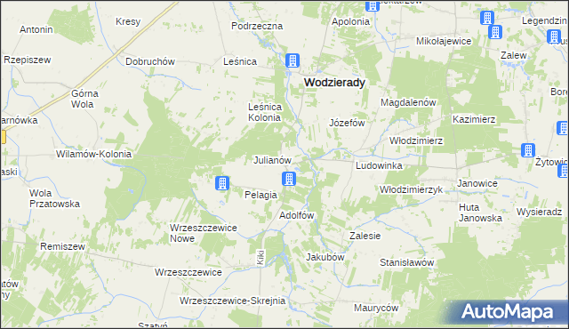 mapa Chorzeszów, Chorzeszów na mapie Targeo