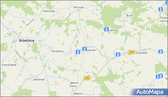 mapa Chotków, Chotków na mapie Targeo