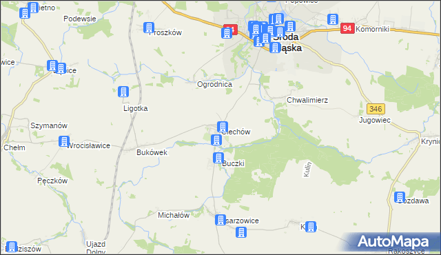 mapa Ciechów, Ciechów na mapie Targeo