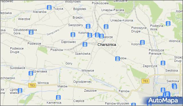 mapa Ciszowice, Ciszowice na mapie Targeo