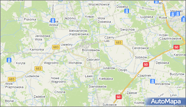 mapa Czachówek, Czachówek na mapie Targeo