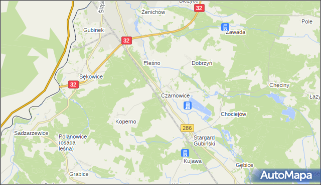 mapa Czarnowice, Czarnowice na mapie Targeo