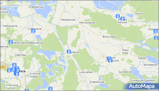 mapa Czeszyce, Czeszyce na mapie Targeo