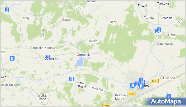 mapa Czołomyje, Czołomyje na mapie Targeo