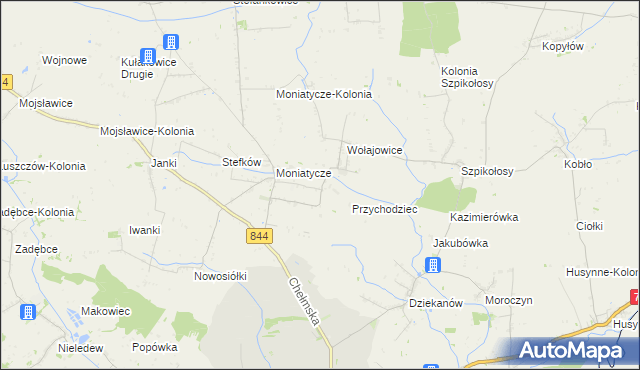 mapa Czortowice, Czortowice na mapie Targeo