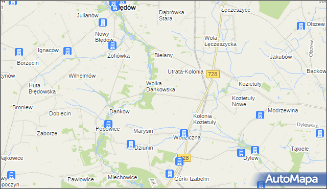 mapa Dalboszek, Dalboszek na mapie Targeo