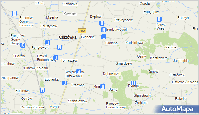 mapa Dębowice, Dębowice na mapie Targeo