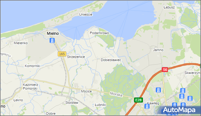 mapa Dobiesławiec, Dobiesławiec na mapie Targeo