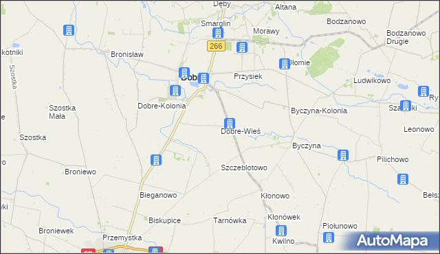 mapa Dobre-Wieś, Dobre-Wieś na mapie Targeo