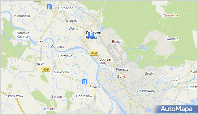 mapa Dobrzeń Mały, Dobrzeń Mały na mapie Targeo