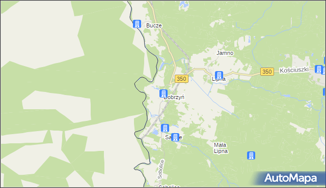 mapa Dobrzyń gmina Przewóz, Dobrzyń gmina Przewóz na mapie Targeo