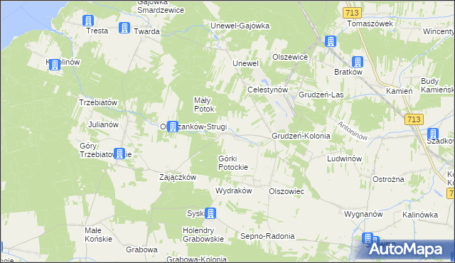 mapa Duży Potok, Duży Potok na mapie Targeo