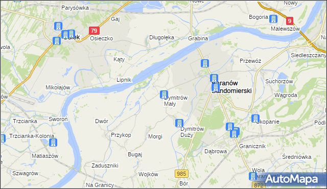 mapa Dymitrów Mały, Dymitrów Mały na mapie Targeo