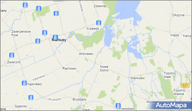 mapa Dzierzgonka, Dzierzgonka na mapie Targeo